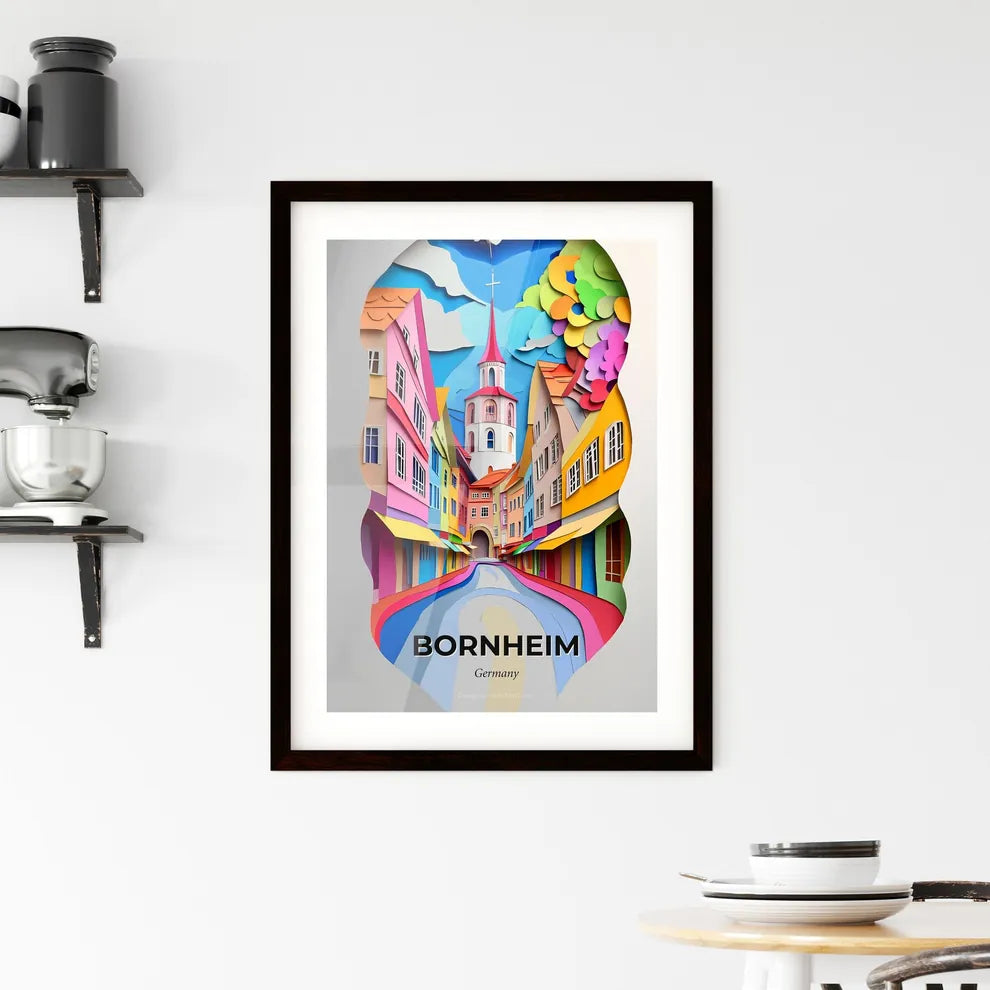 Vivid Bornheim, Germany, Framed Wall Art