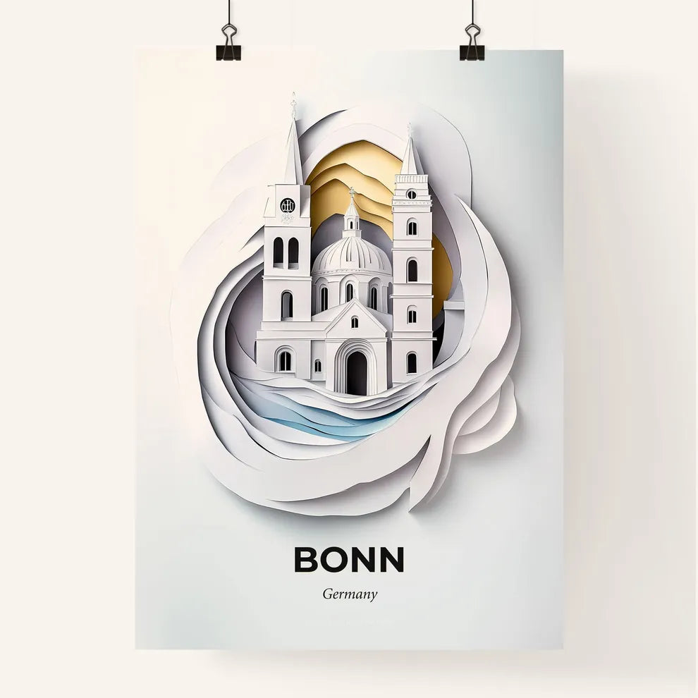 Vivid Bonn, Germany, Colorful Poster