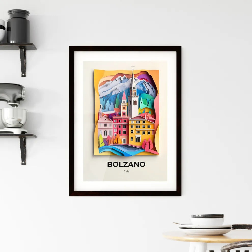 Vivid Bolzano, Italy, Framed Wall Art