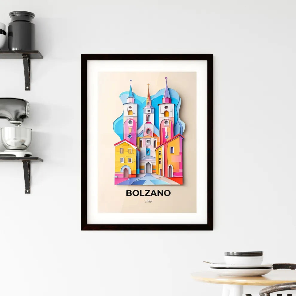 Vivid Bolzano, Italy, Framed Wall Art