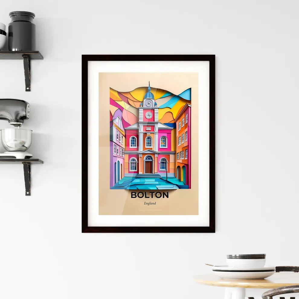 Vivid Bolton, England, Framed Wall Art