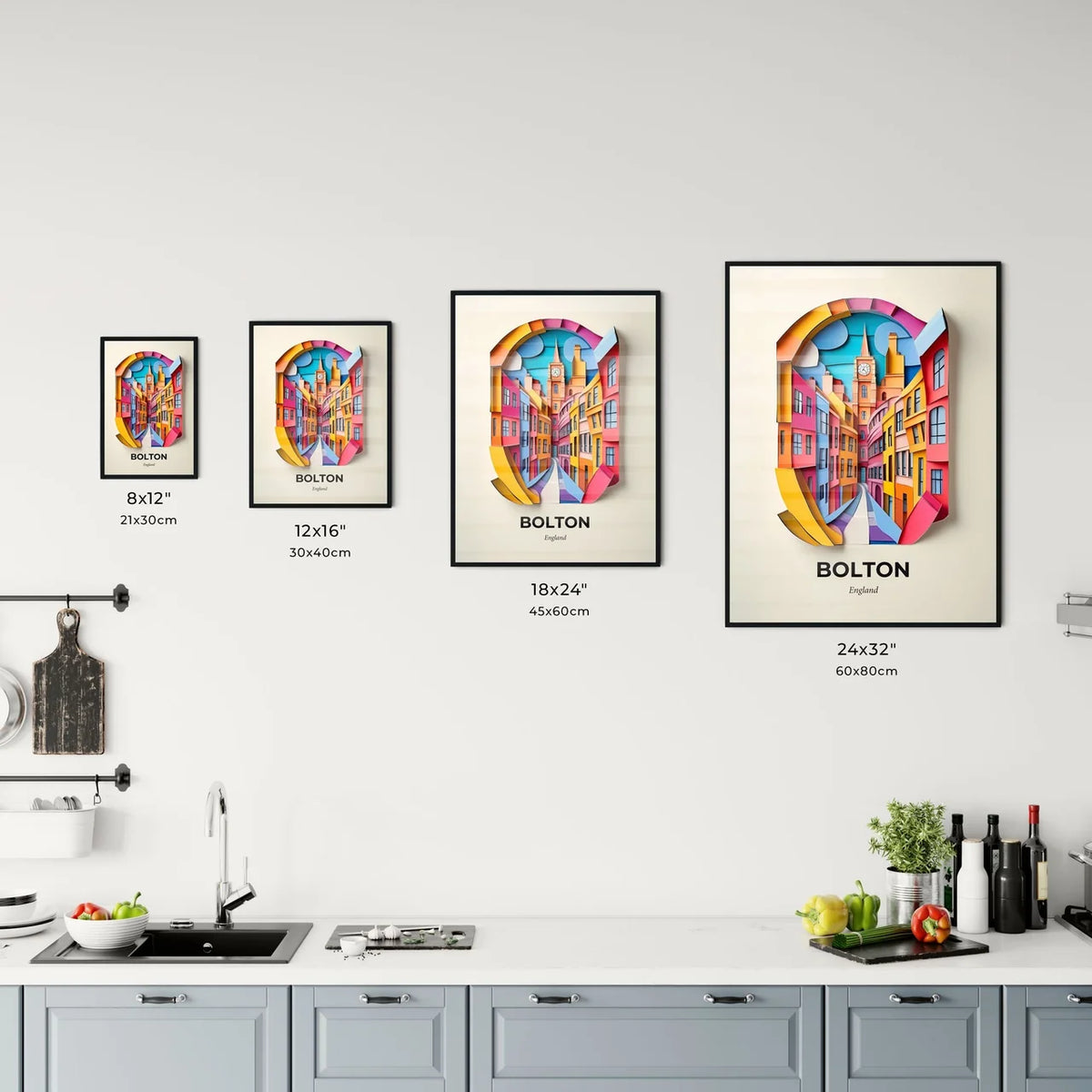 Vivid Bolton, England, Kitchen Art