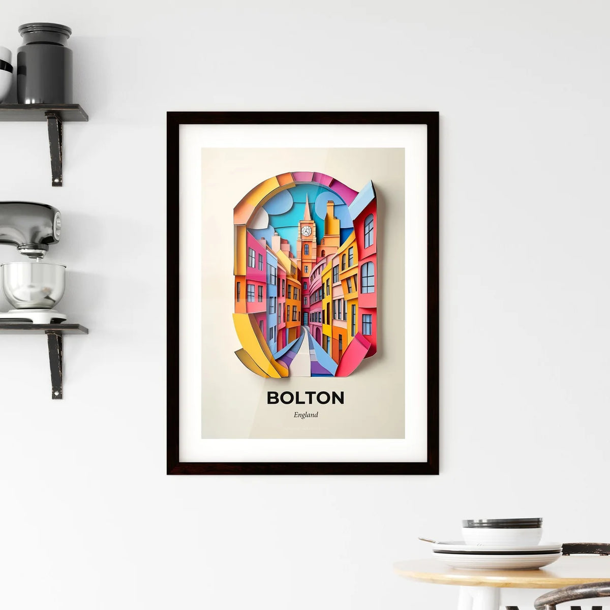 Vivid Bolton, England, Framed Wall Art