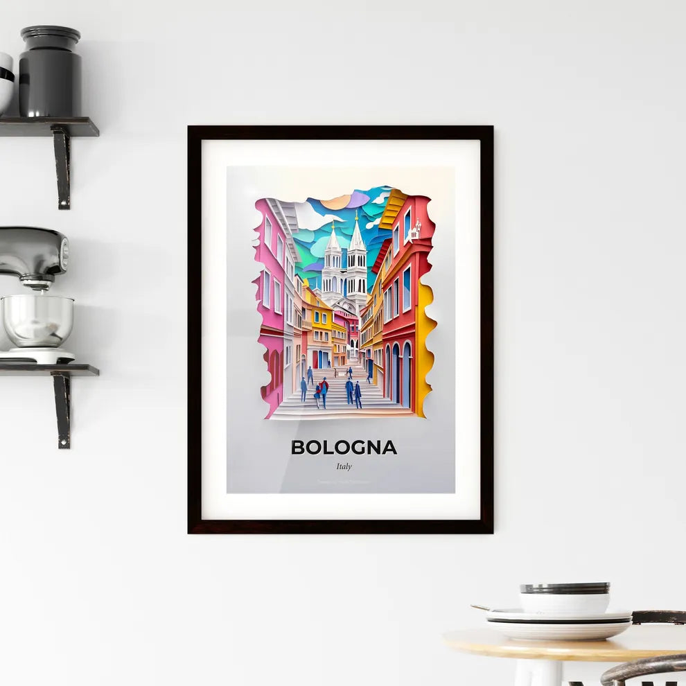 Vivid Bologna, Italy, Framed Wall Art