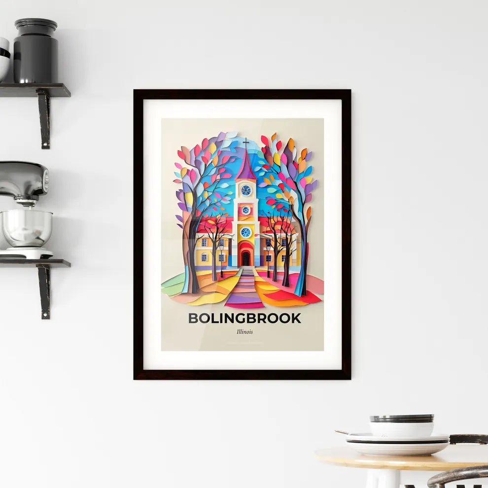 Vivid Bolingbrook, Illinois, Framed Wall Art