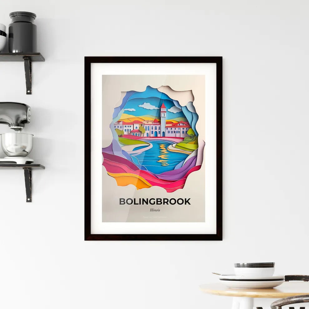 Vivid Bolingbrook, Illinois, Framed Wall Art