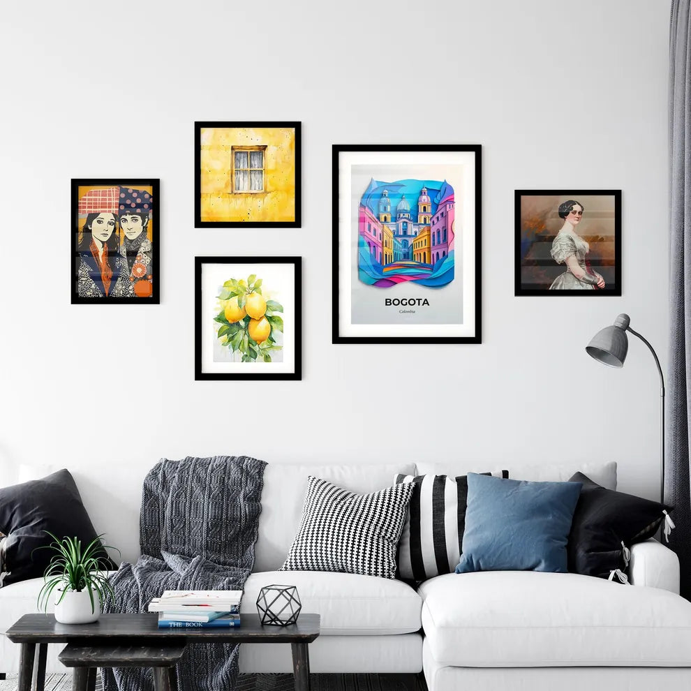 Vivid Bogota, Colombia, Premium Framed Prints