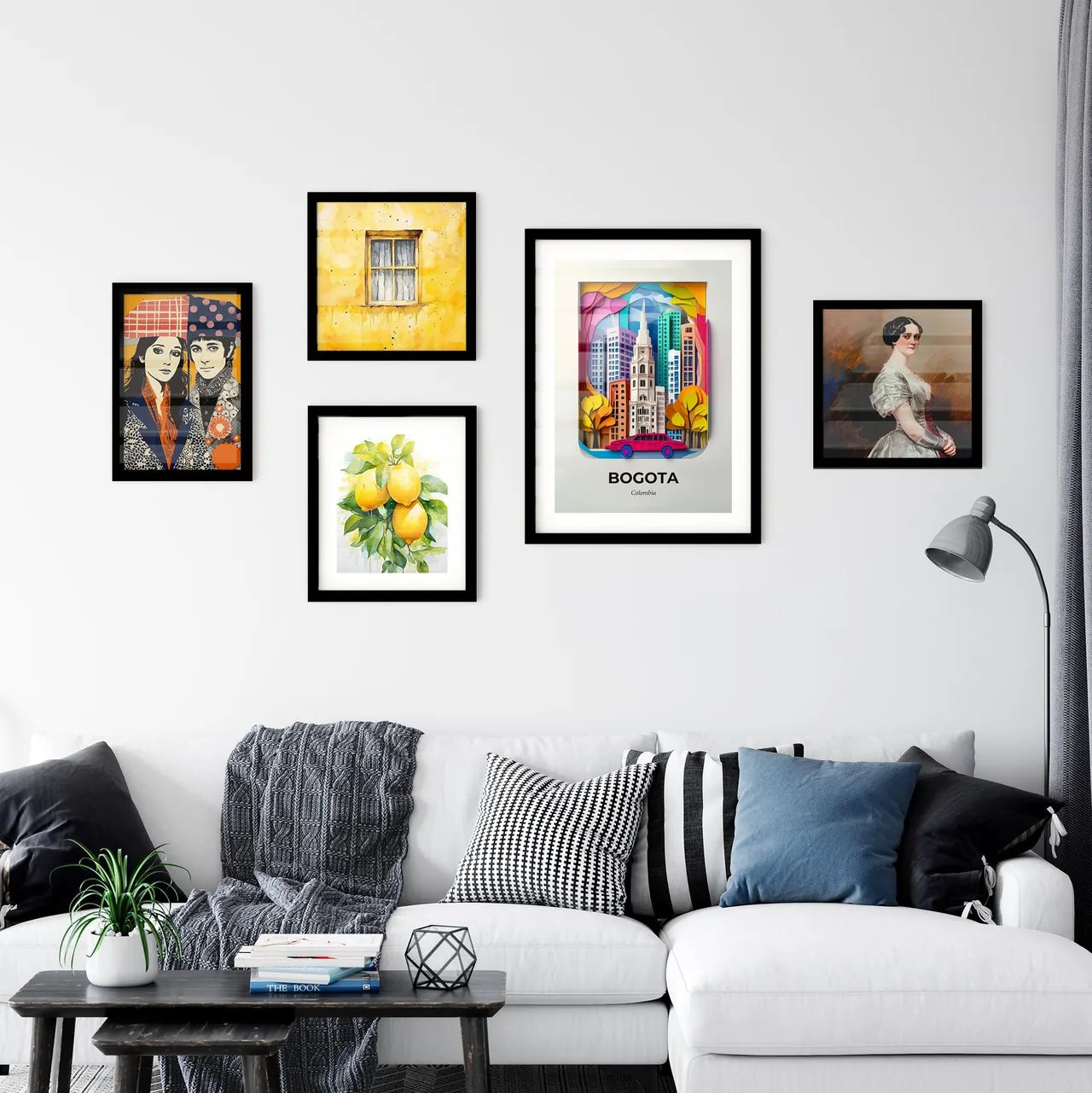 Vivid Bogota, Colombia, Premium Framed Prints