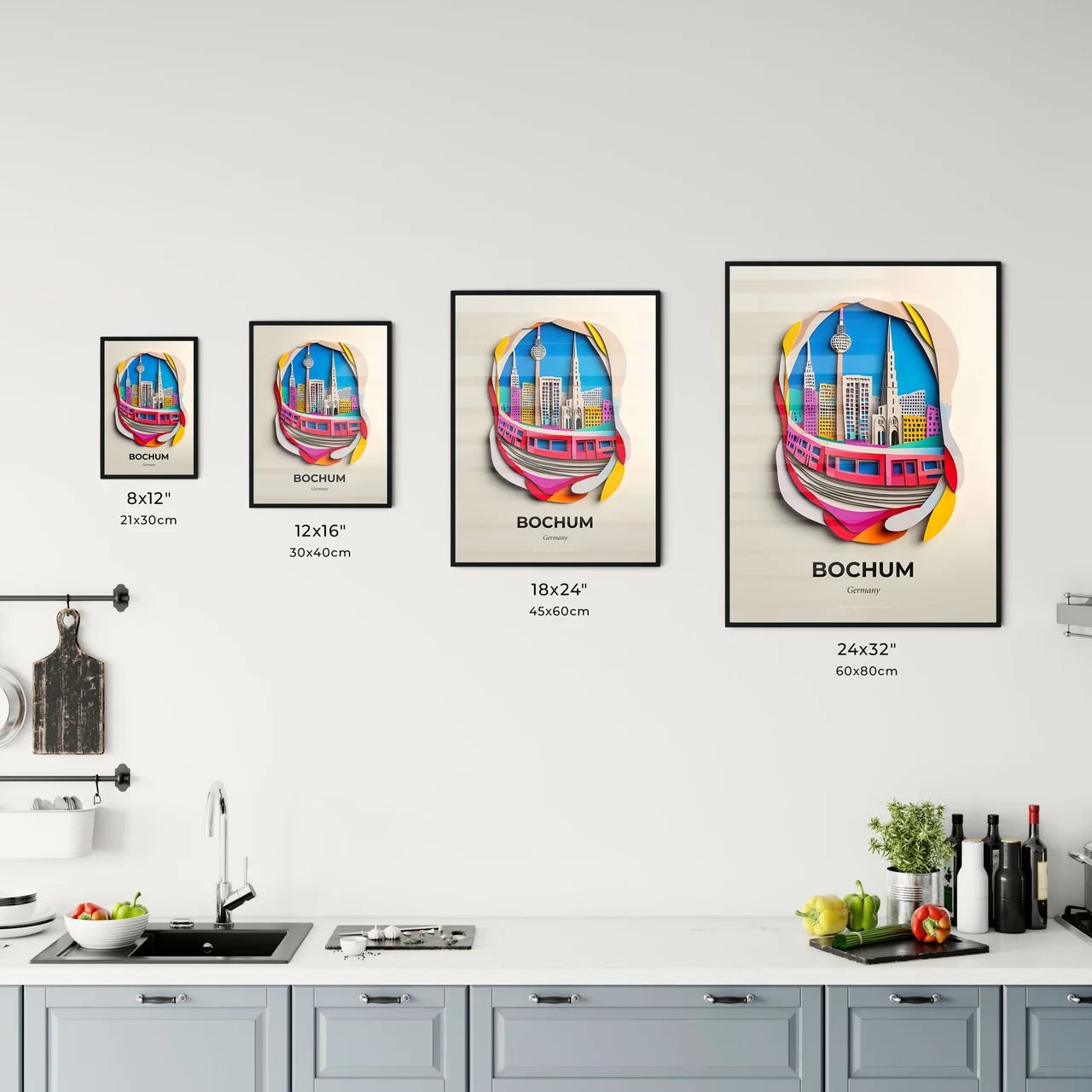 Vivid Bochum, Germany, Kitchen Art