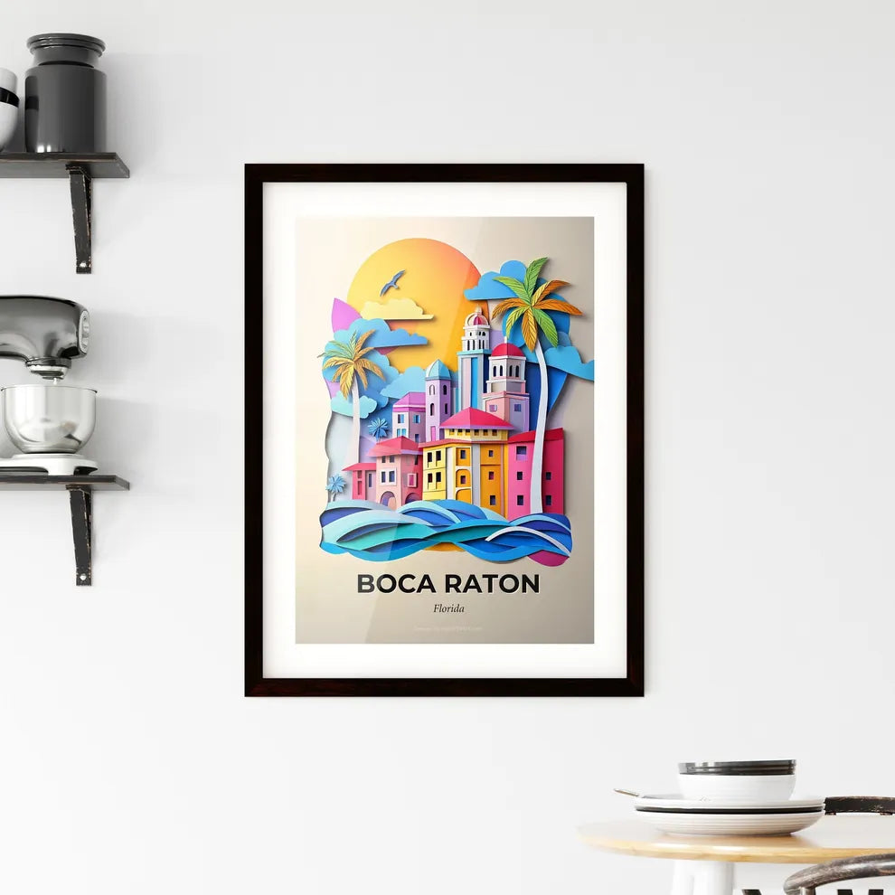 Vivid Boca Raton, Florida, Framed Wall Art