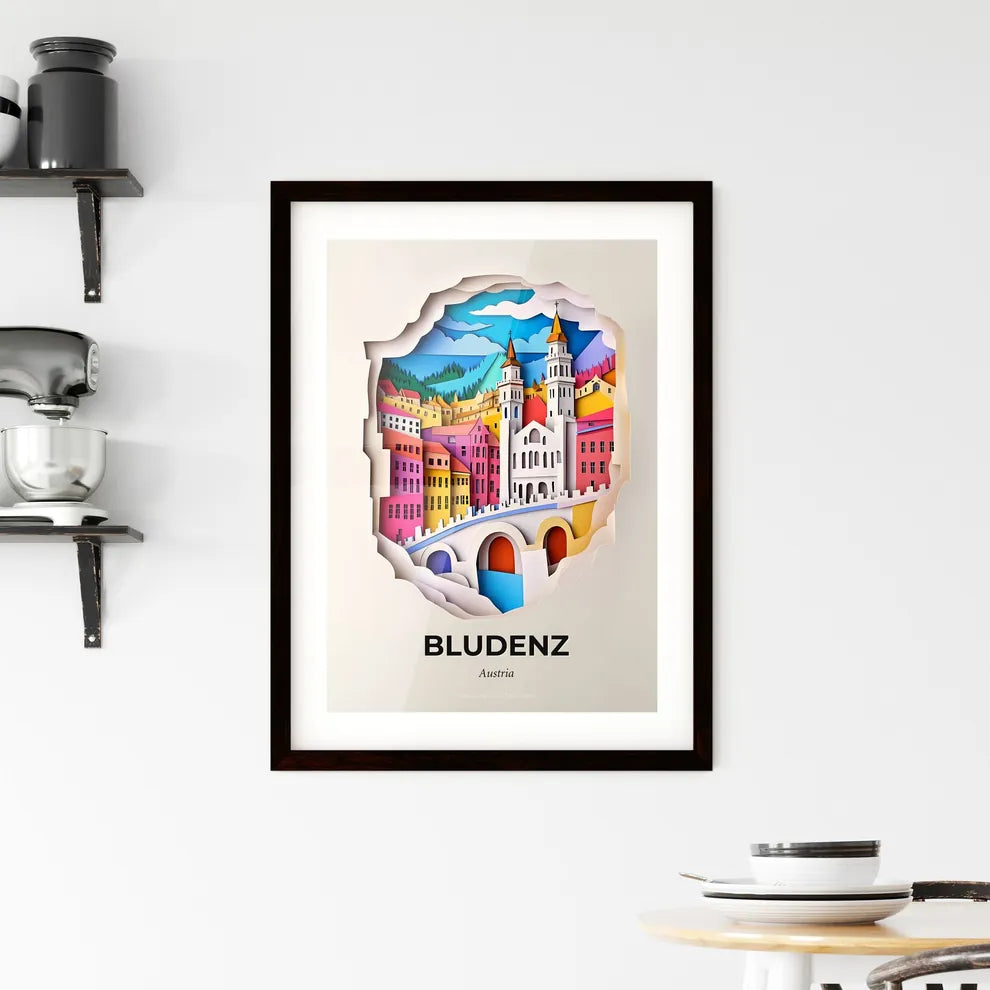 Vivid Bludenz, Austria, Framed Wall Art