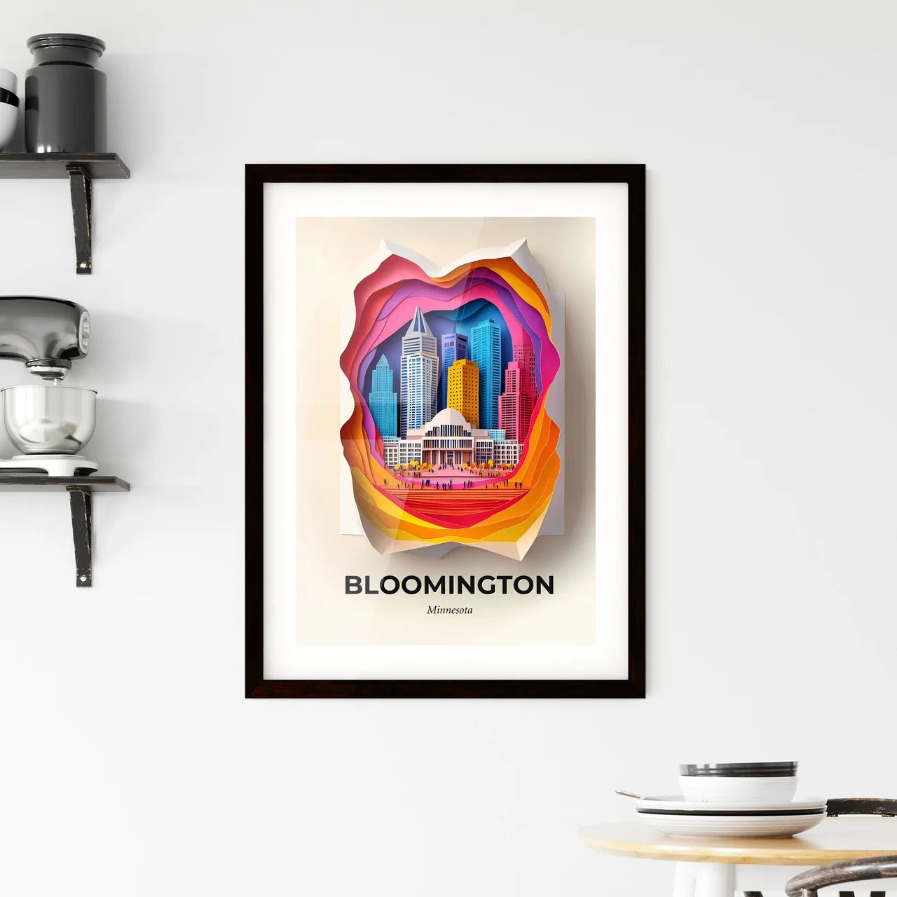 Vivid Bloomington, Minnesota, Framed Wall Art