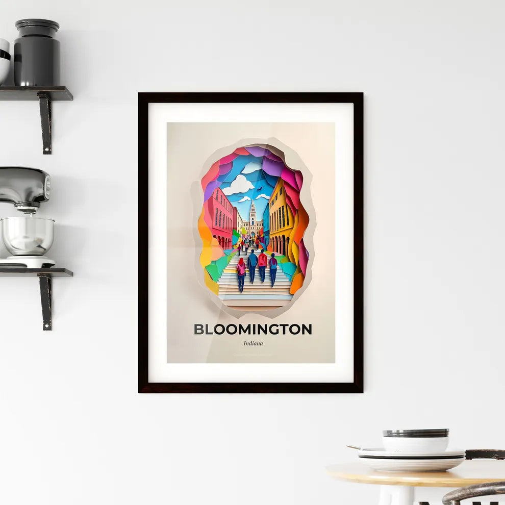 Vivid Bloomington, Indiana, Framed Wall Art