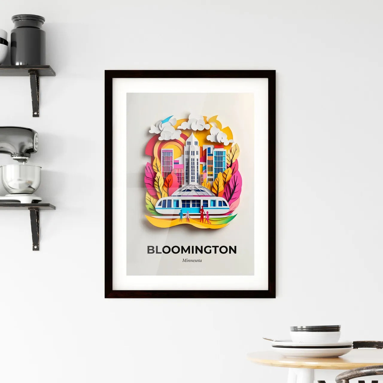 Vivid Bloomington, Minnesota, Framed Wall Art