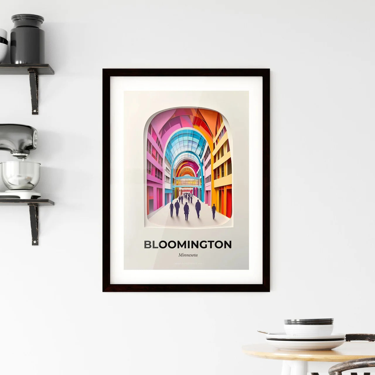 Vivid Bloomington, Minnesota, Framed Wall Art