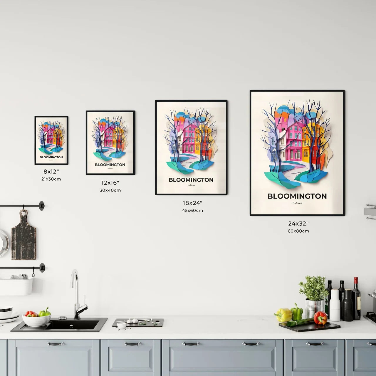 Vivid Bloomington, Indiana, Kitchen Art