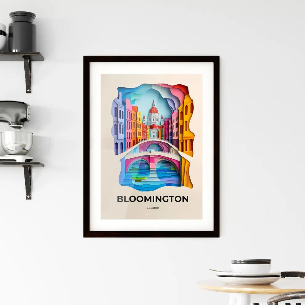 Vivid Bloomington, Indiana, Framed Wall Art