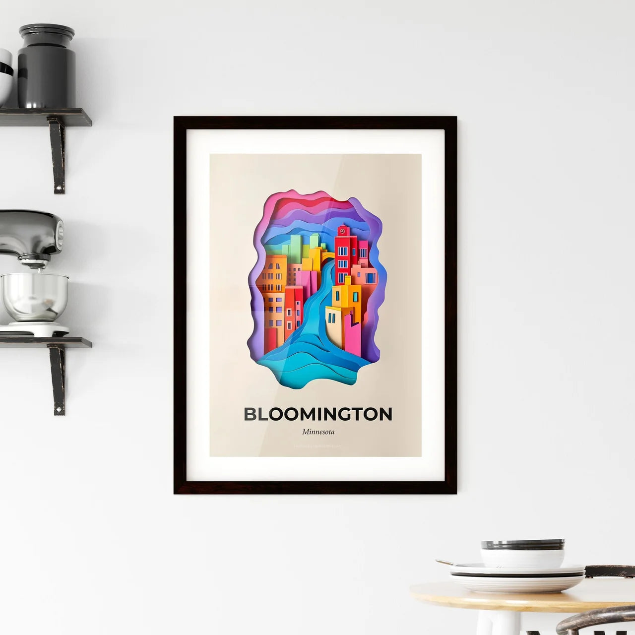 Vivid Bloomington, Minnesota, Framed Wall Art