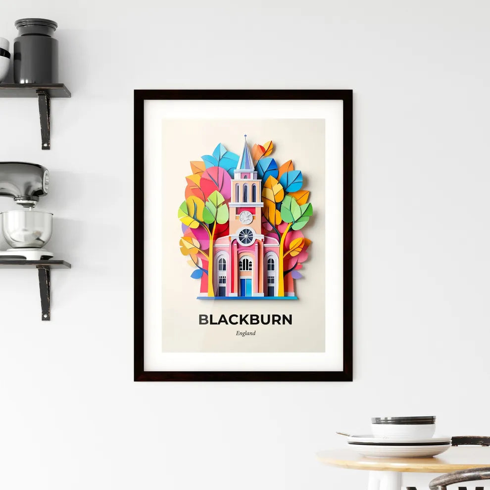 Vivid Blackburn, England, Framed Wall Art