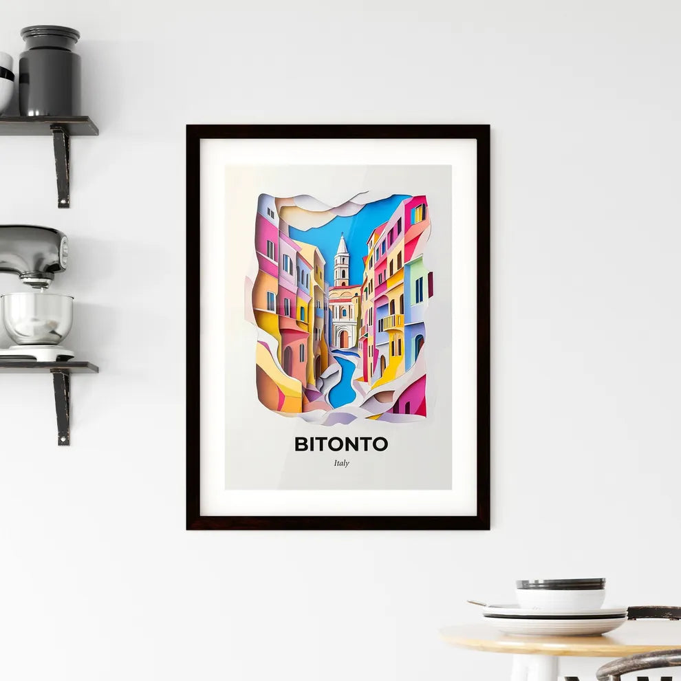 Vivid Bitonto, Italy, Framed Wall Art