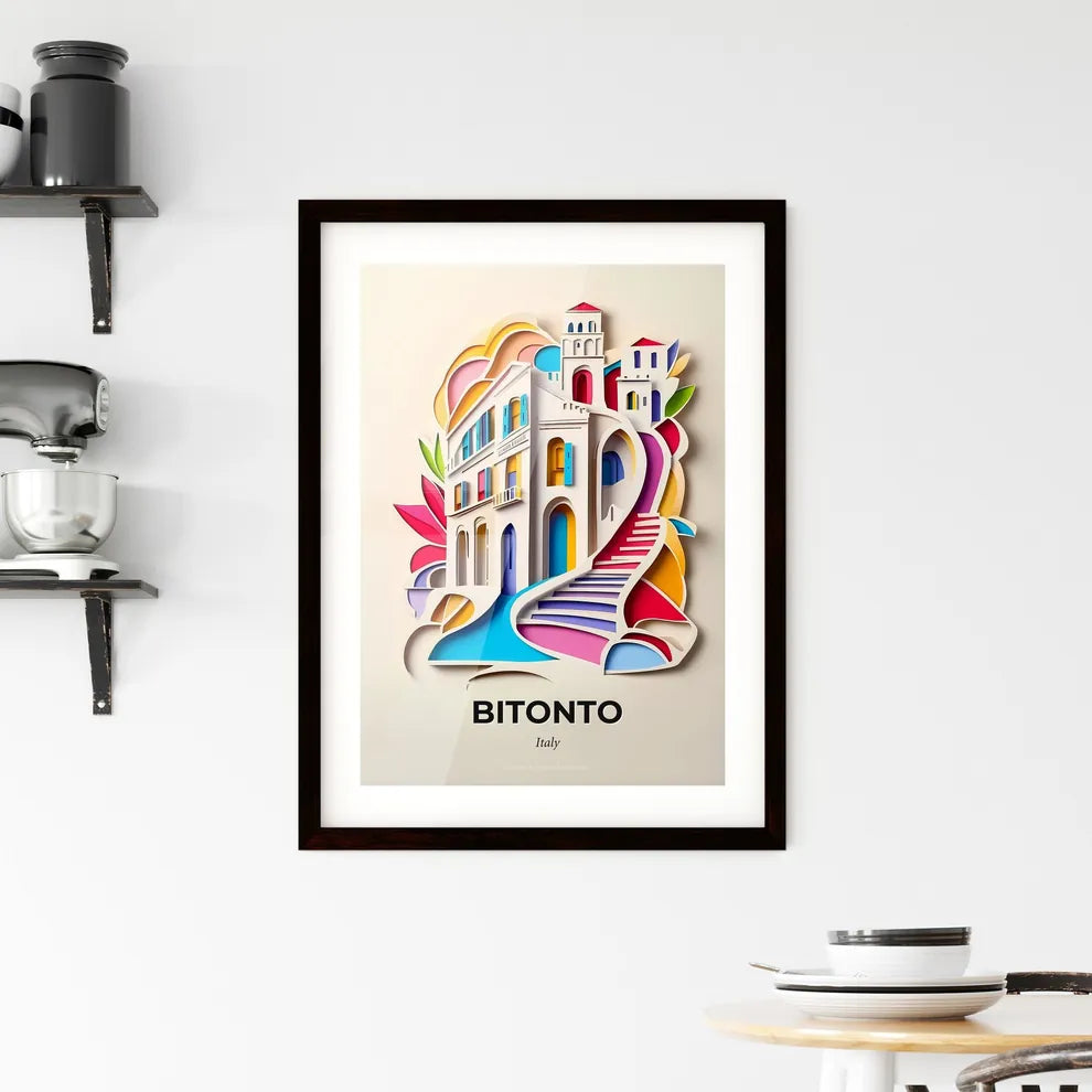 Vivid Bitonto, Italy, Framed Wall Art