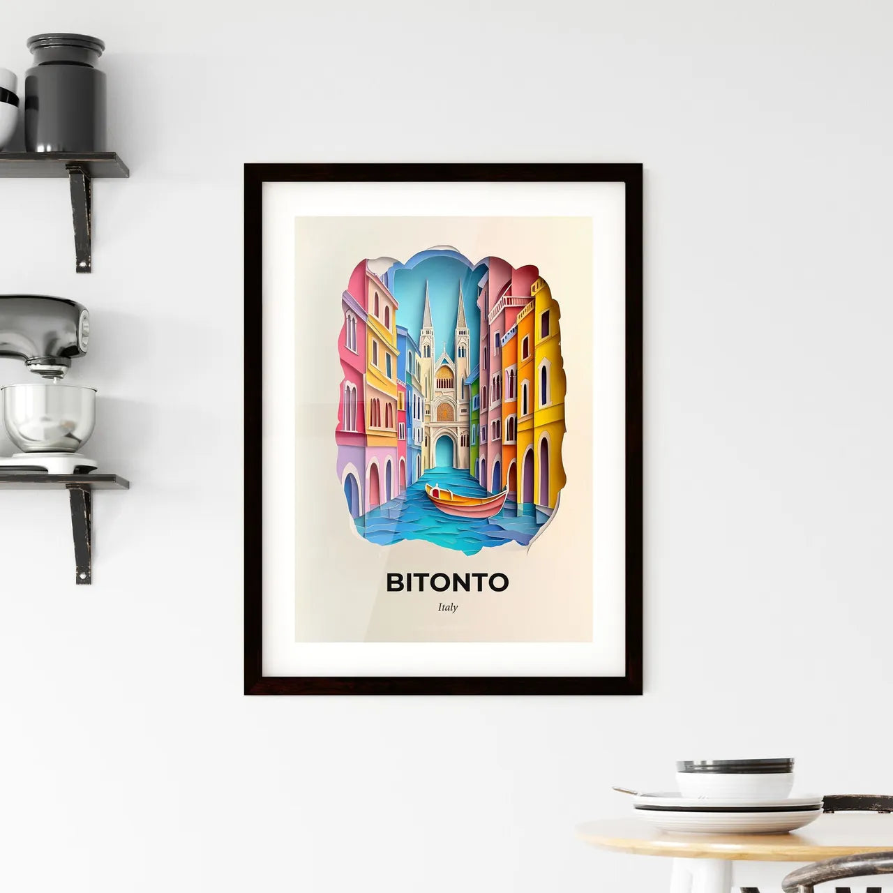 Vivid Bitonto, Italy, Framed Wall Art