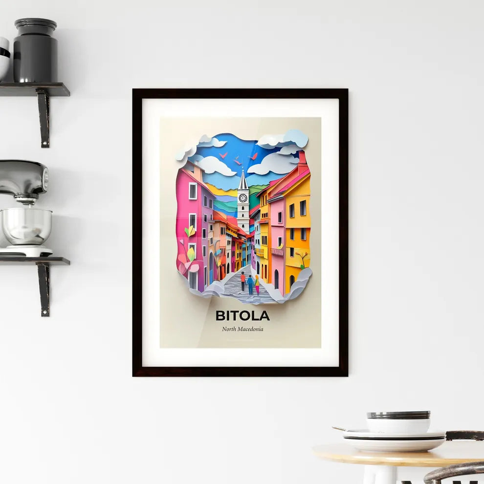 Vivid Bitola, North Macedonia, Framed Wall Art