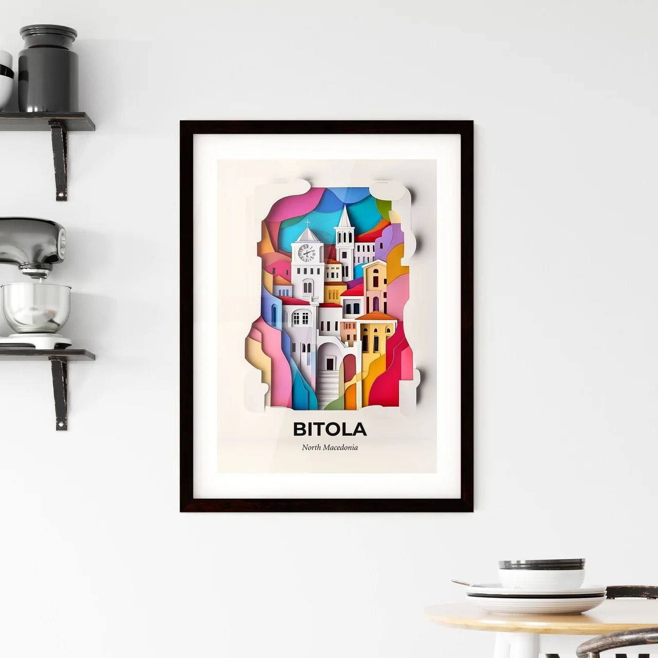 Vivid Bitola, North Macedonia, Framed Wall Art