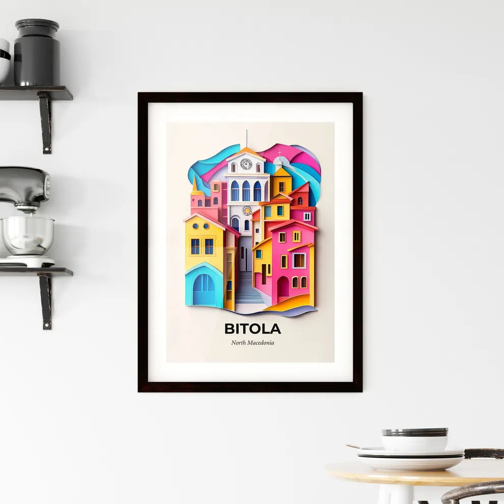 Vivid Bitola, North Macedonia, Framed Wall Art