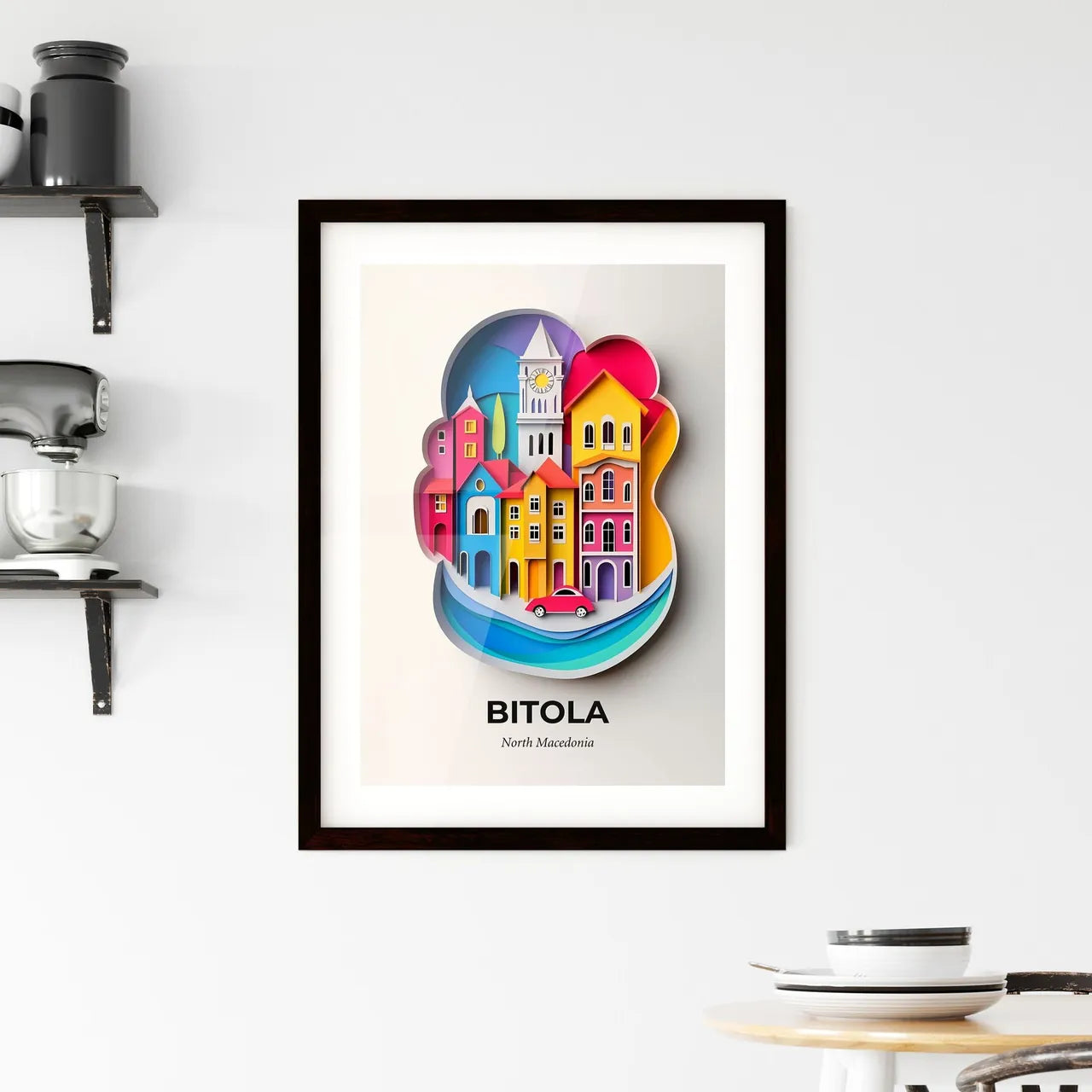 Vivid Bitola, North Macedonia, Framed Wall Art