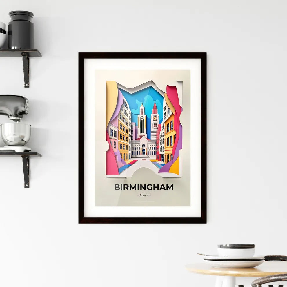 Vivid Birmingham, Alabama, Framed Wall Art