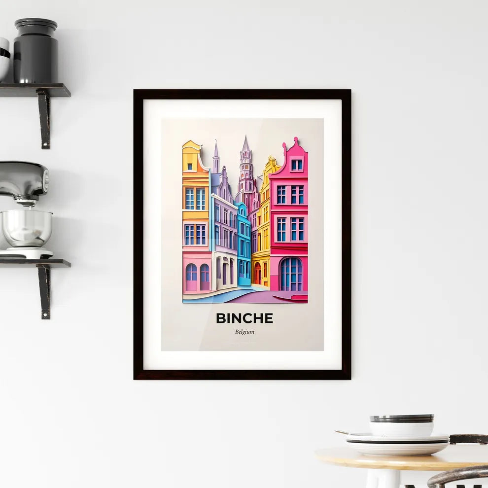 Vivid Binche, Belgium, Framed Wall Art