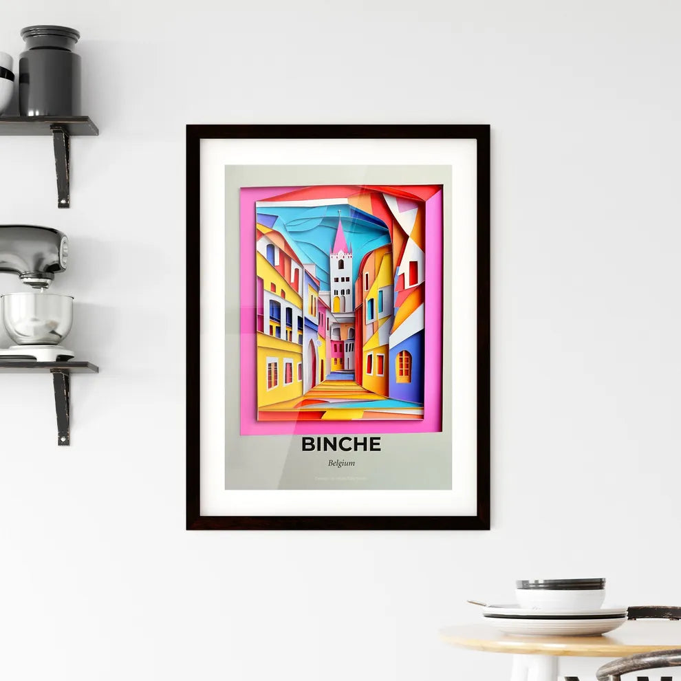 Vivid Binche, Belgium, Framed Wall Art