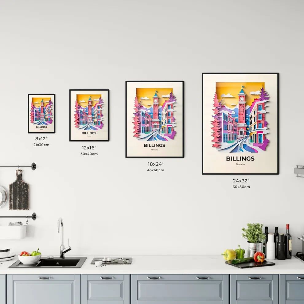 Vivid Billings, Montana, Kitchen Art