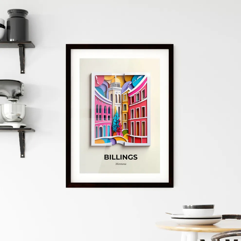 Vivid Billings, Montana, Framed Wall Art
