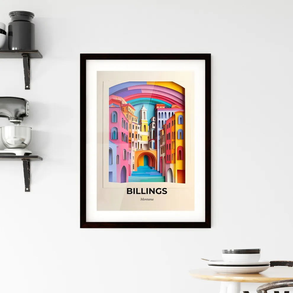 Vivid Billings, Montana, Framed Wall Art