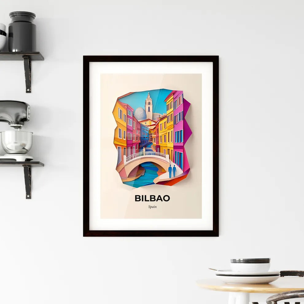 Vivid Bilbao, Spain, Framed Wall Art