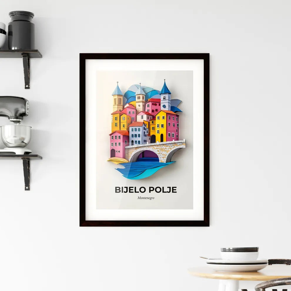 Vivid Bijelo Polje, Montenegro, Framed Wall Art