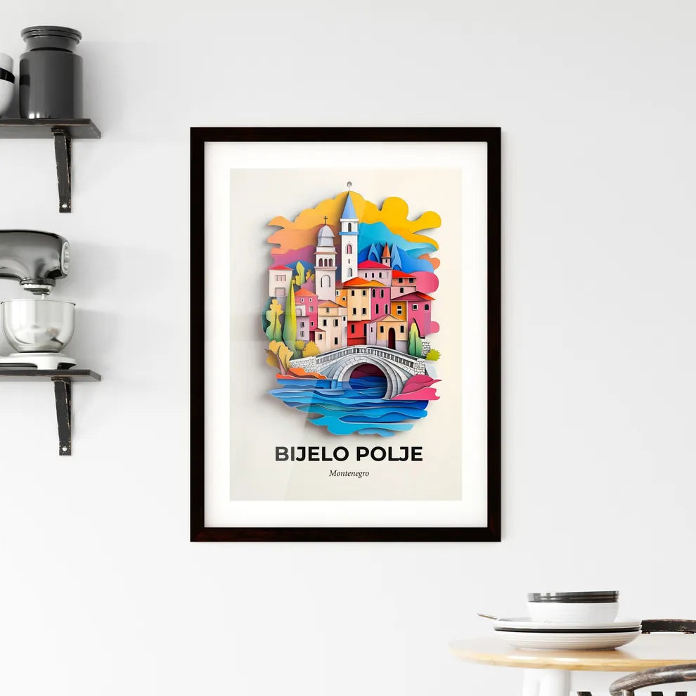 Vivid Bijelo Polje, Montenegro, Framed Wall Art