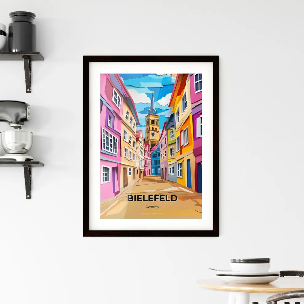 Vivid Bielefeld, Germany, Framed Wall Art