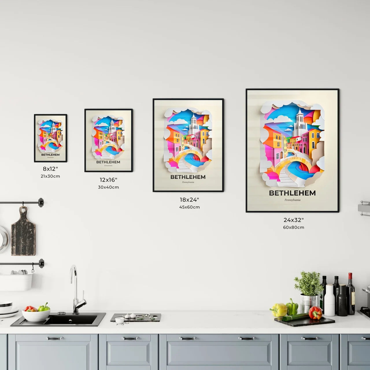 Vivid Bethlehem, Pennsylvania, Kitchen Art