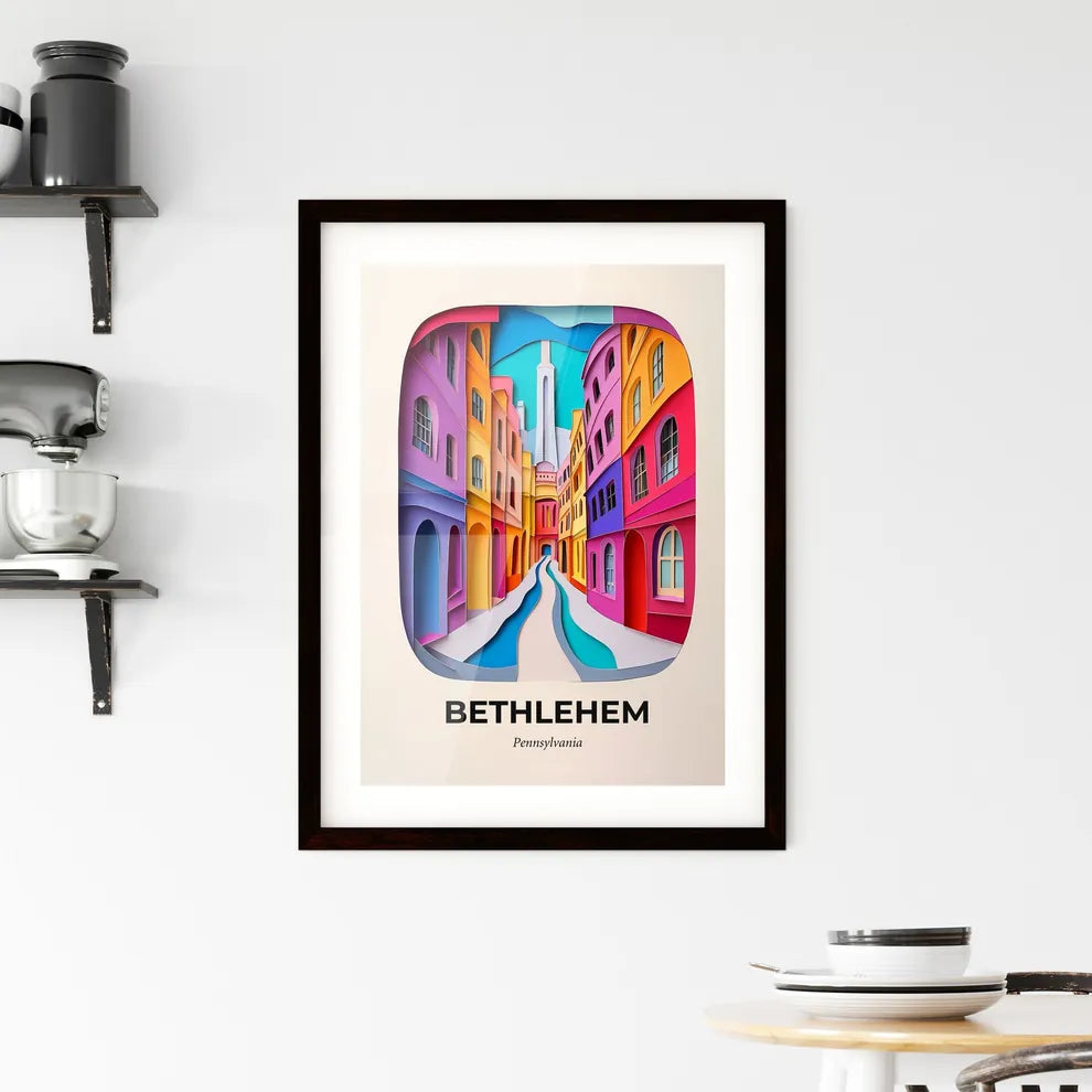 Vivid Bethlehem, Pennsylvania, Framed Wall Art