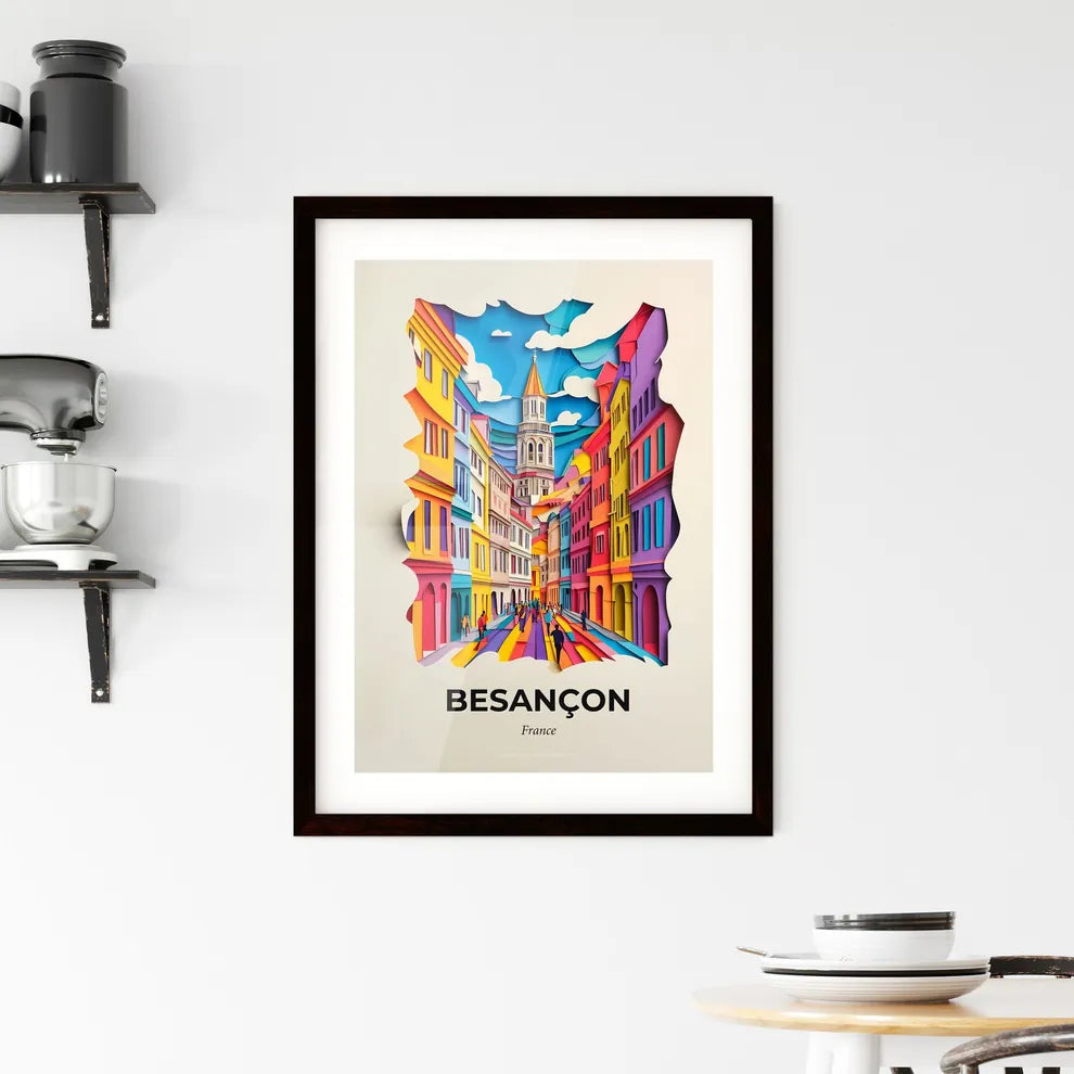 Vivid Besançon, France, Framed Wall Art