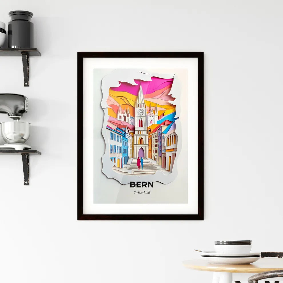 Vivid Bern, Switzerland, Framed Wall Art