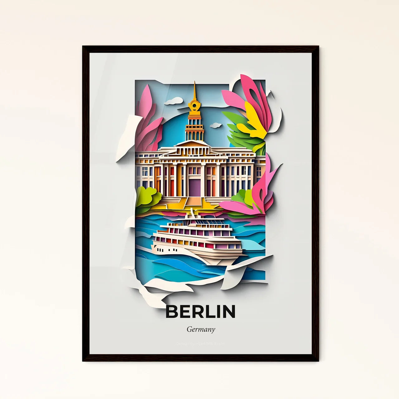Vivid Berlin, Germany, Papercut Print