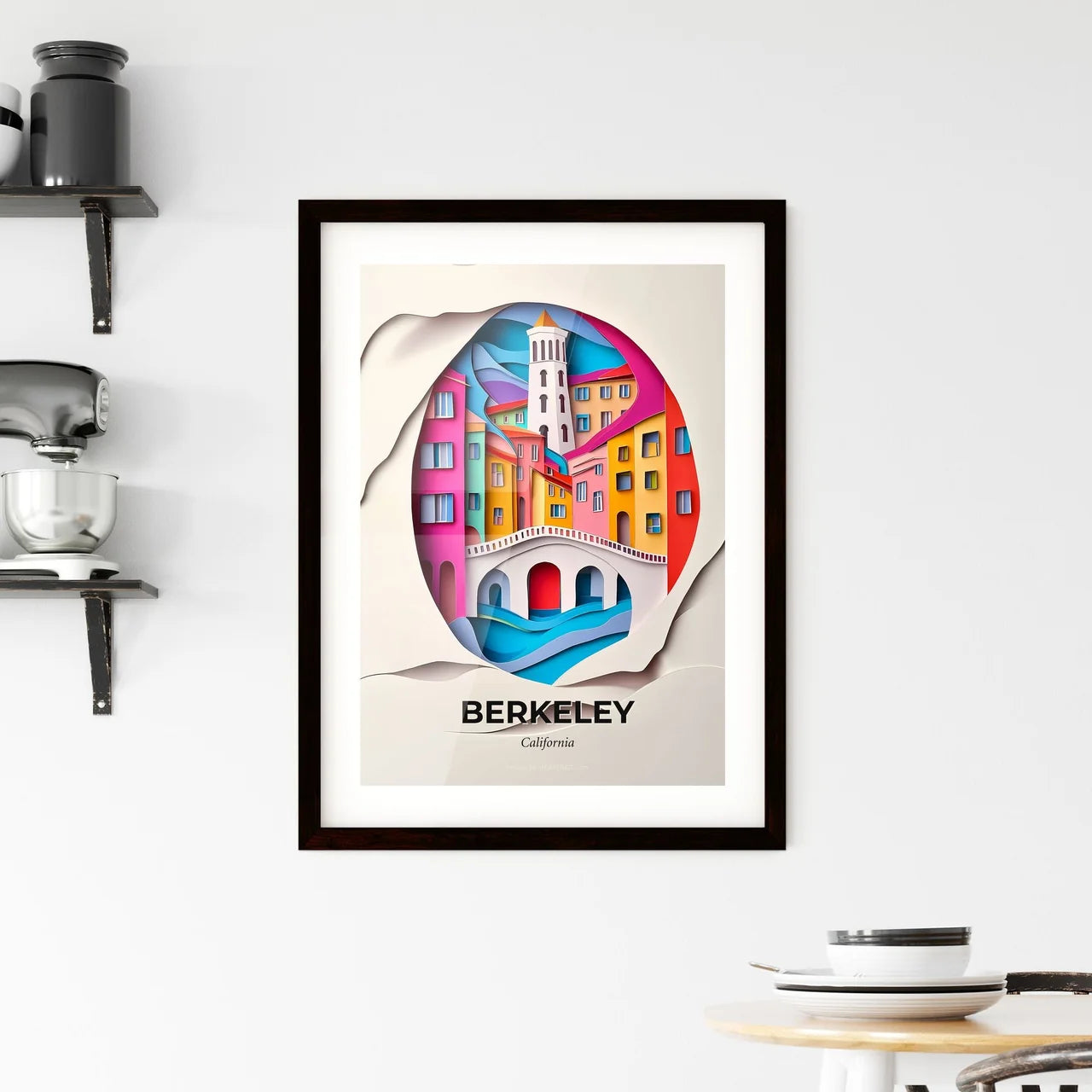 Vivid Berkeley, California, Framed Wall Art