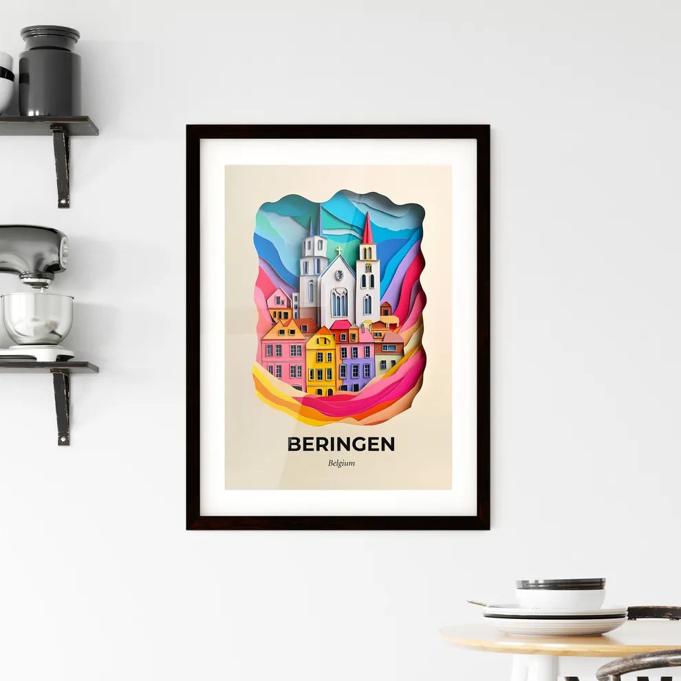 Vivid Beringen, Belgium, Framed Wall Art