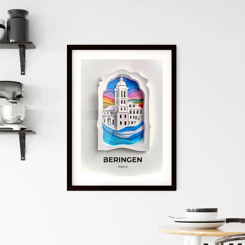 Vivid Beringen, Belgium, Framed Wall Art