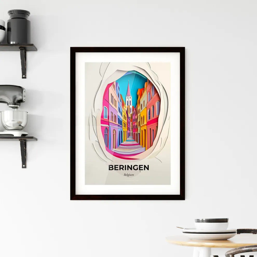 Vivid Beringen, Belgium, Framed Wall Art