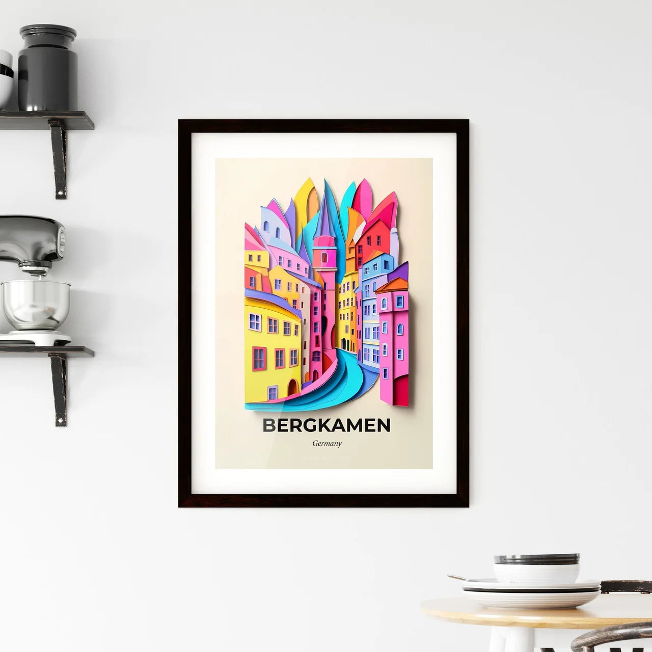 Vivid Bergkamen, Germany, Framed Wall Art